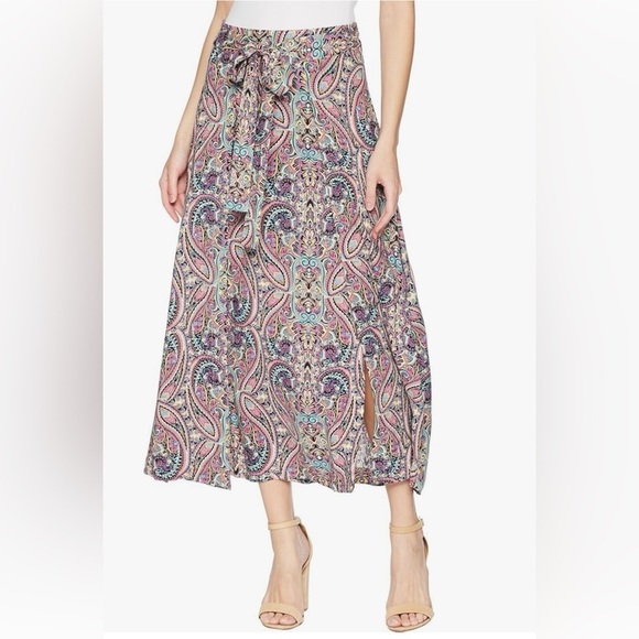 Tribal Dresses & Skirts - Tribal Women's Maxi Skirt With Front Panel Slits